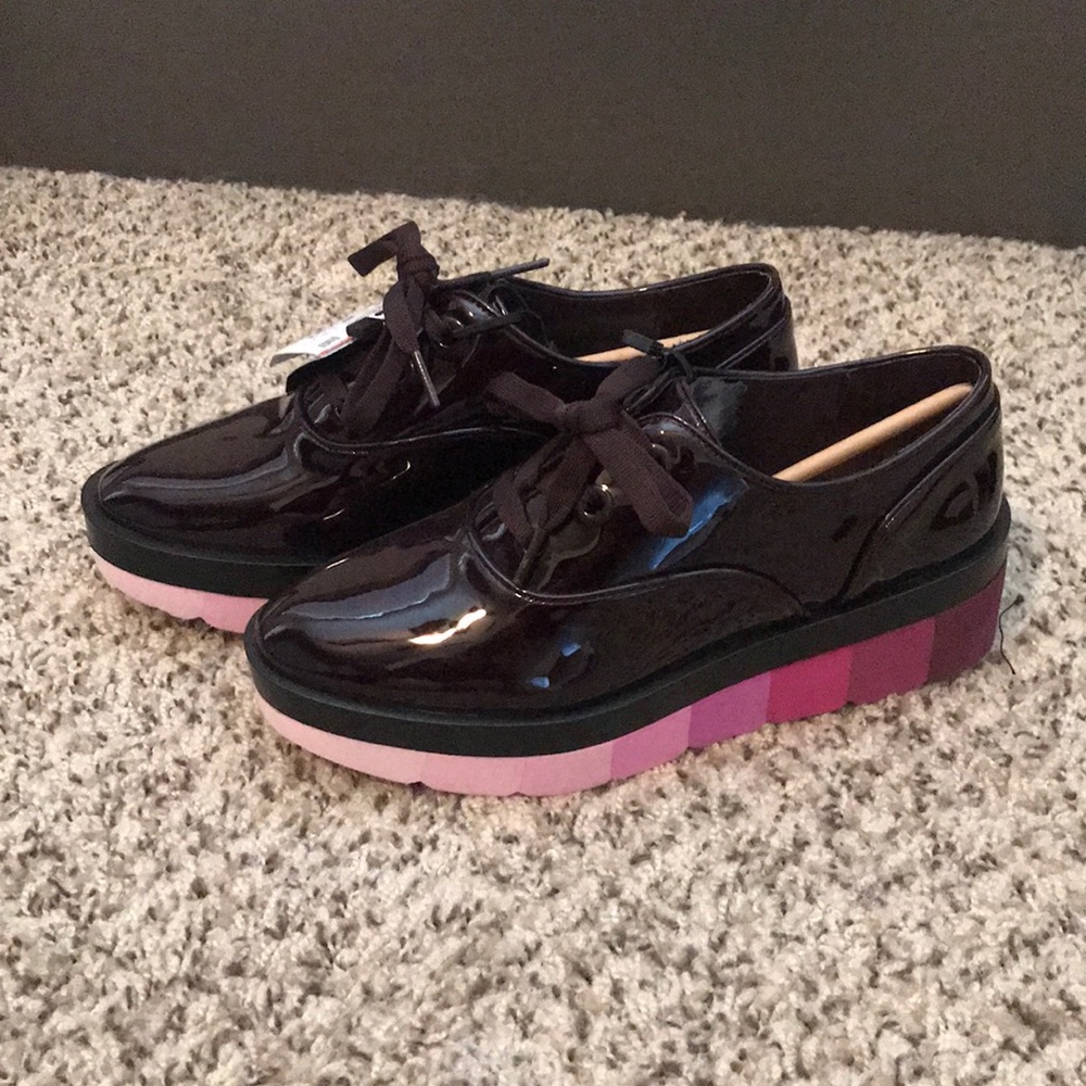 NWT Zara platform oxfords